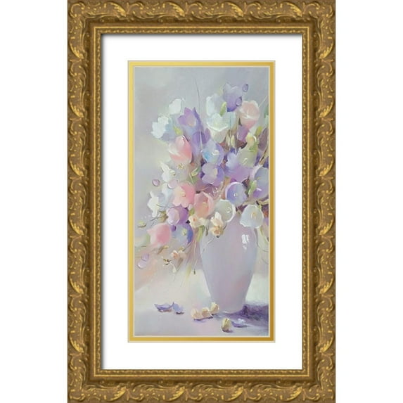 Zareckaya, Tatiana 9x14 Gold Ornate Wood Framed with Double Matting Museum Art Print Titled - Multi colored Bells