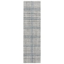 Safavieh Abstract 2'-3" x 8'-0" Polyester Hand Tufted Rug in Dark Gray