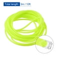 thumbnail image 2 of Uxcell Rubber Cord Tube Hollow Tubing for DIY Craft Beading Necklaces Bracelet Yellow 3mx2mmx1mm, 2 of 5
