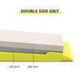thumbnail image 2 of Amdohai Sharpening Stone Whetstone Sharpener Stone 2 Side Grit 120/ 240 with Base for Kitchen Pocket Knives, 2 of 7