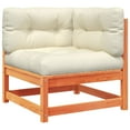 thumbnail image 3 of vidaXL Garden Sofa Set Wax brown, Cream, 3 of 10
