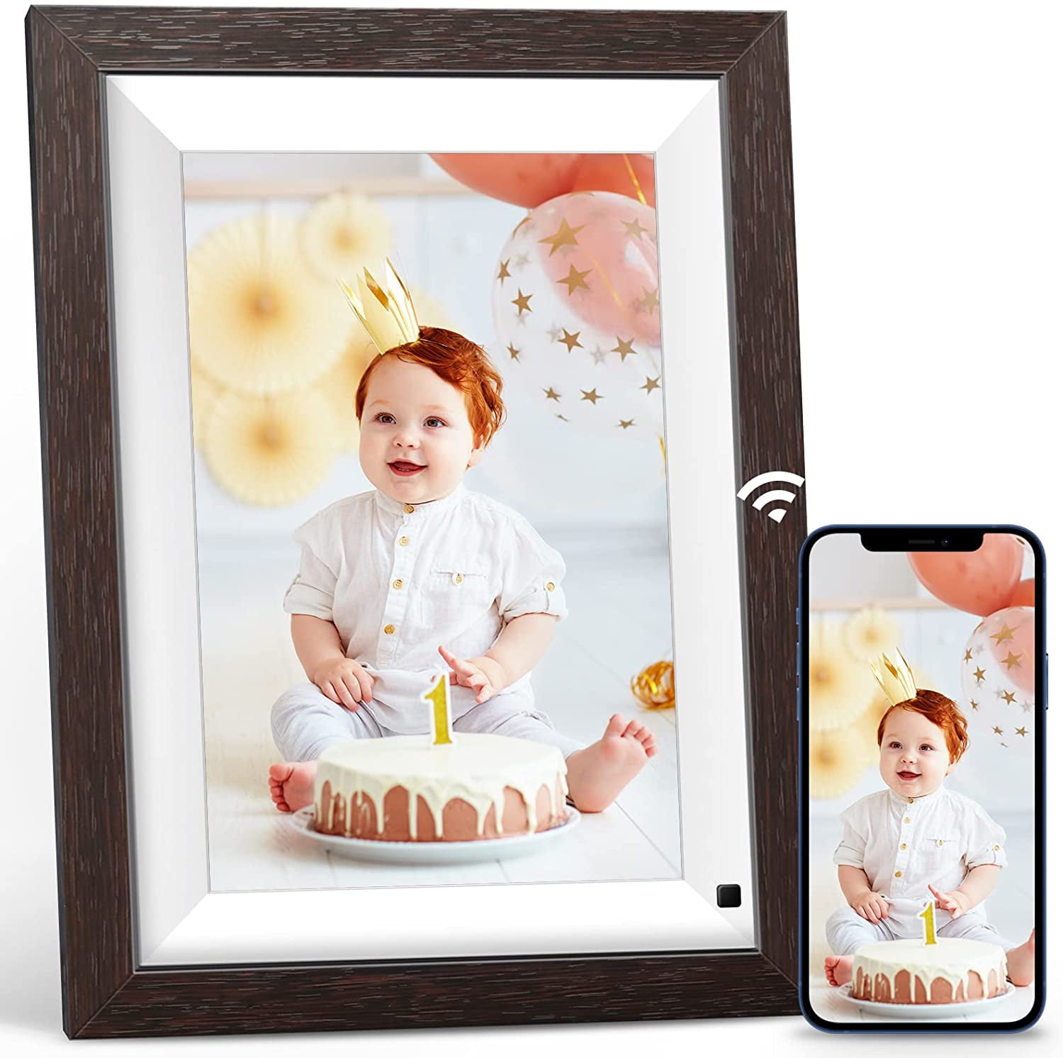 NexFoto Smart 10.1 Inch Digital Picture Frame 16GB, WiFi Digital Photo