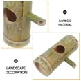 thumbnail image 4 of OULII 1Set Natural Bamboo Water Fountain For Garden Decor 11.8X5.9X3.3In, 4 of 5