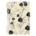 thumbnail image 7 of FORMRS 1-Subject Spiral Notebook 8" x 5" College Ruled 60 Refillable Sheet A5 Hard Cover, Small Black Flowers, 7 of 7