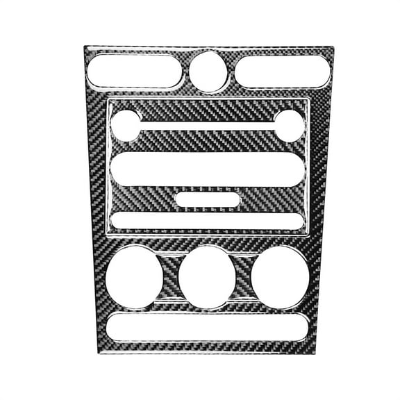 Carbon Fiber Interior Center Console Frame Cover Trim For Ford Mustang 2005-2009