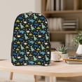 thumbnail image 5 of Zufioo Dinosaur Print Transparent Backpack, 16-inch PVC Waterproof Schoolbag, Suitable for Campus Work and Travel, Unisex, 5 of 7