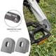 thumbnail image 1 of Funda protectora para manivela de bicicleta, accesorios para bicicleta, protector de bielas (gris), 1 of 7