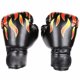 thumbnail image 1 of Guantes de boxeo para niños, unisex, de PU, con estampado de llamas de fuego, para lucha, combate, protector de manos, ropa deportiva para fitness, Sanda, 1 of 3