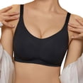 thumbnail image 5 of Njagoc3 Wireless Bras for Women Round Neck Seamless Fine Straps Comfortable Underwire Free Daily Bra, 5 of 6