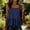 ZNavy, variant on Womens Ruffle Linen Tank Tops,Women's Square Neck Short Sleeve Peplum Tops Cute Summer Blouse Black L