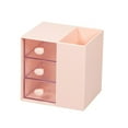 thumbnail image 1 of Multi-Drawer Desk Organizer with Transparent Design, Compact Stationery Storage for Home Office, School & Classroom Supplies, 1 of 8