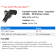 thumbnail image 2 of Camshaft Position Sensor - Compatible with 2004 - 2013 Subaru Forester 2005 2006 2007 2008 2009 2010 2011 2012, 2 of 2