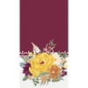Pioneer Woman Harvest Burgundy Floral Thanksgiving Paper Guest Napkins, 7.75in x 4.5in, 24ct