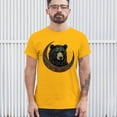 thumbnail image 4 of Celtic Moon Bear T-shirt Mystical Forest Animal Wildlife Nature Spiritual Celestial Lunar Viking Valhala Men's Tee, 4 of 7