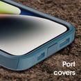 thumbnail image 5 of OtterBox iPhone 14 & iPhone 13 Commuter Series Case - DONT BE BLUE (Blue), slim & tough, pocket-friendly, with port protection, 5 of 7