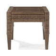 thumbnail image 5 of Crosley Furniture Capella Modern PE Wicker / Rattan Outdoor Side Table in Brown, 5 of 9