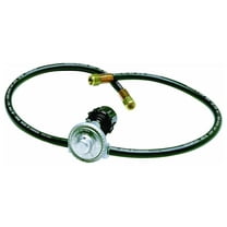 Hose and Regulator for Grills with Side burner Type-1,black