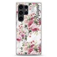 thumbnail image 1 of Marble and Pink Floral Samsung Galaxy 水晶透明保護殼,iPhone 12, 1 of 5