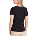 thumbnail image 2 of Calvin Klein Women's Stretch Textured Shirt Black, X-Large, 2 of 2