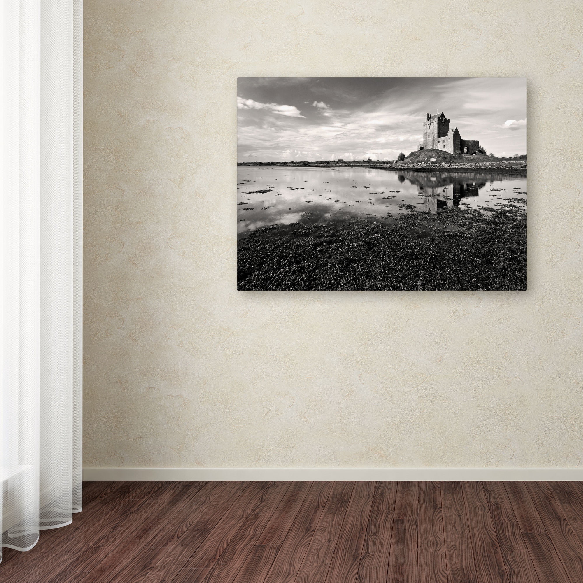 Trademark Fine Art "Irish Castle" Canvas Art by Pierre Leclerc