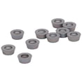 thumbnail image 1 of Turning Inserts,10 Pcs Round Carbide Milling Inserts Lathe Turning Cutter Effortless Installation, 1 of 7
