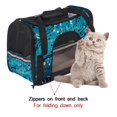 thumbnail image 4 of Note Fabric Dog Carrier Bag with 900D Oxford Cloth Base and Nylon Webbing - 17x10x11.8 in - Pet Travel Tote for Small Pets - Durable, 4 of 7