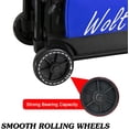 thumbnail image 4 of WOLT Bowling Ball Bag 3 Ball Roller Bowling Bags with Wheels Separate Shoe Compartment Retractable Handle Extends to 38’’ Blue, 4 of 7