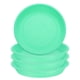 thumbnail image 1 of Uxcell 4 piezas de platillo de plástico para plantas de 5.2" bandeja de goteo para macetas, verde, 1 of 7