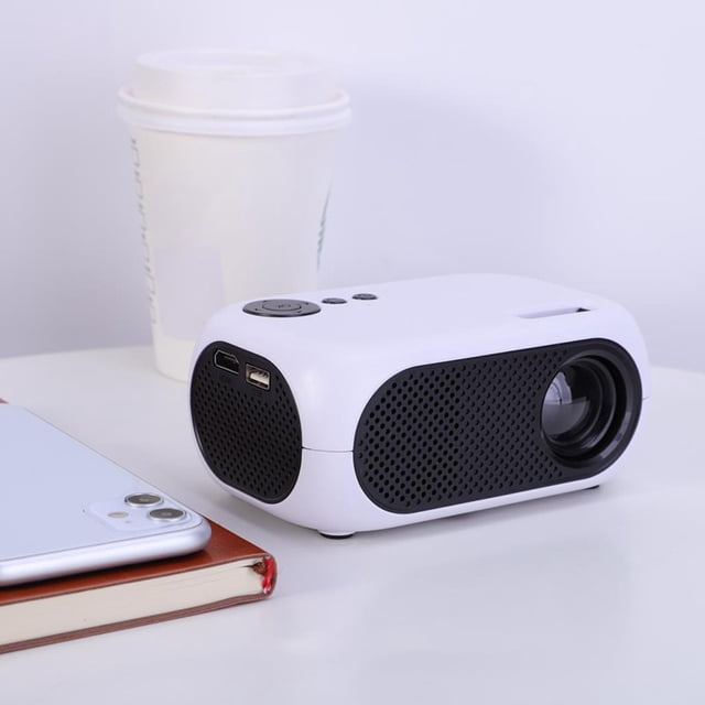 Proyector Miniatura Portátil LED Alta Definición, Perfecto para Hogar y Reuniones