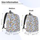 thumbnail image 2 of Easygdp Cute Sloth Mochila de Lona Resistente para Laptop, Compatible con Laptops de 15 a 17 pulgadas, Ideal para Escuela, Trabajo y Viajes-Small, 2 of 5