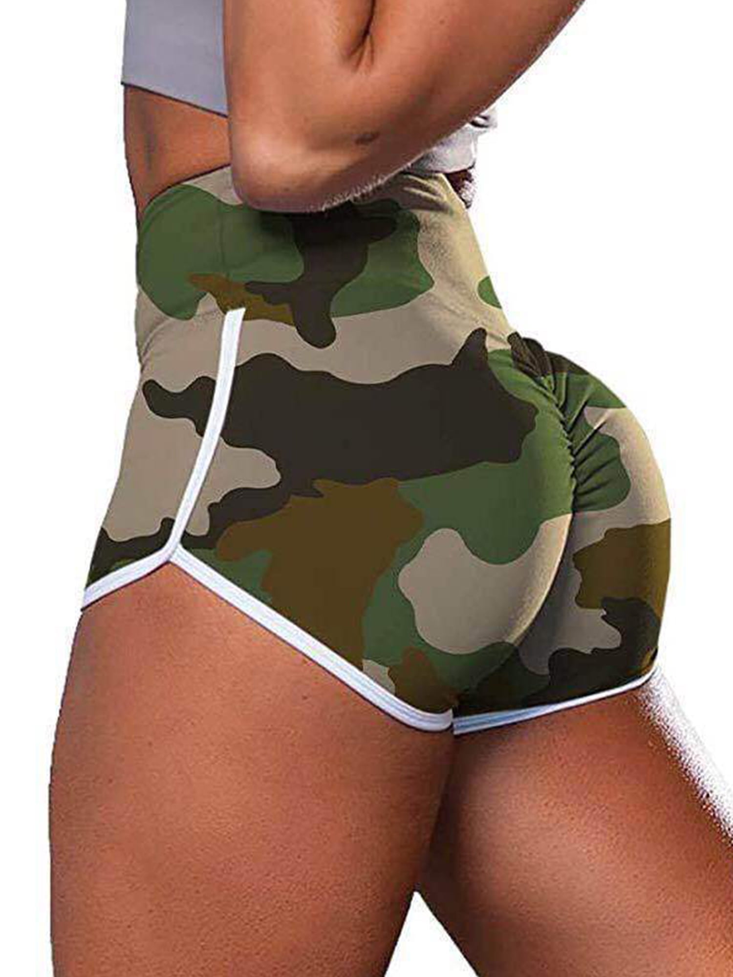printed hot pants