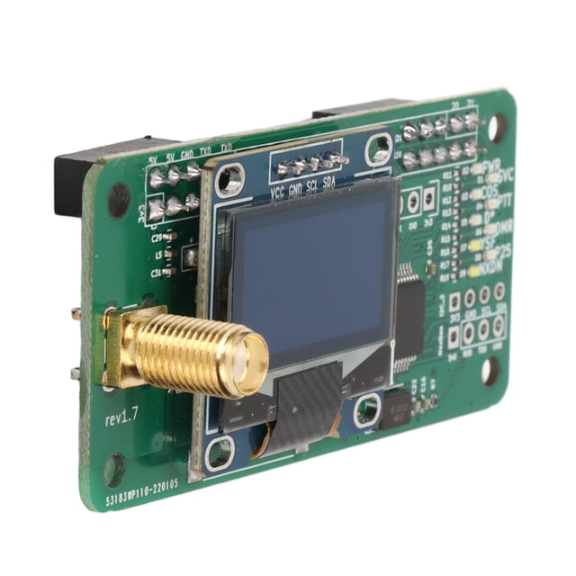 LED Display Hotspot Board, 10mW RF Power UHF VHF Antenna Preloaded Firmware MMDVM Hotspot Module With Pin Headers For Electronic Equipment