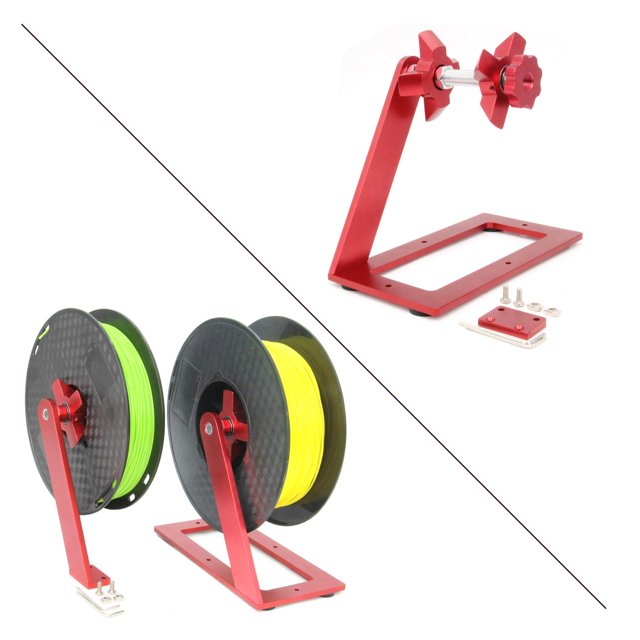 Befenybay 3D Printer Filament Holder with Base for concentric Spool Filament Mount Rack Bracket for PLAABSNylonWoodTPUOther 3D Printing Material (concentric Spool with Base)
