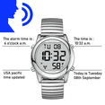 Hearkent Atomic Digital Wrist Electronic for Seniors, Automatic Time