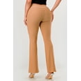 thumbnail image 6 of Tummy Control Butt Sculpting Flare Pants With Pockets - Chipmunk, 6 of 6