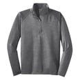 thumbnail image 5 of Mens Sport Wick Stretch 1/2 Zip Polyester/Spandex Pullover Charcoal Grey Heather 3XL, 5 of 7