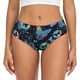 thumbnail image 1 of Fotbe Blue Butterfly Calzones Estampados para Mujer – Ropa Interior de Algodón, Cómoda, Suave y Elástica-Medium, 1 of 6