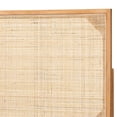 thumbnail image 3 of bali & pari Aurelia Brown Finished Bayur Wood and Rattan Queen Size Headboard, 3 of 8