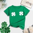 thumbnail image 4 of ZZwxWA St Patricks Day Shirt Green Shirts for Women Shamrock Womens Plus Size Tops Short Sleeve Casual Trendy, 4 of 5