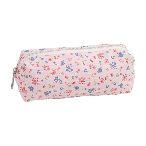 Anckoeil Colorful Cloth Pencil Pouch, Multi-Functional Lightweight Organizer Bag for Home, Office & Travel