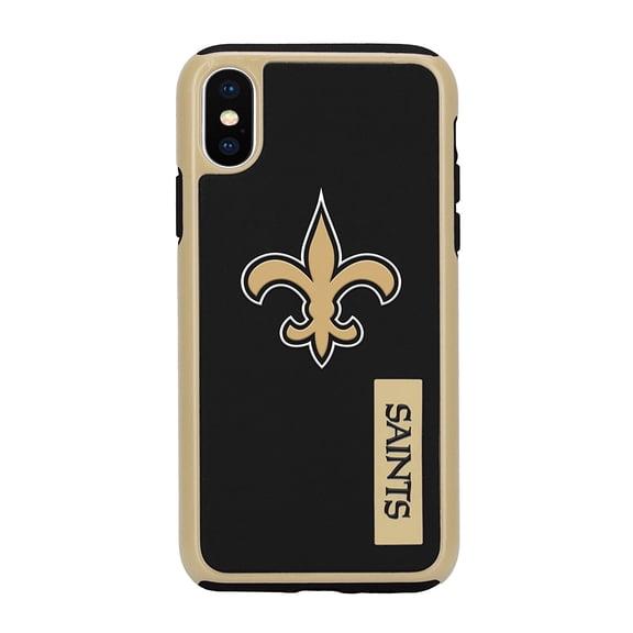 FOCO NFL New Orleans Saints Dual Hybrid Case for iPhone X & XS (5.8")
