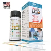 11 Parameters Urine Test Strips for Urinalysis. 150 Cnt Reagent Test Strips for UTI, CKD, and More.