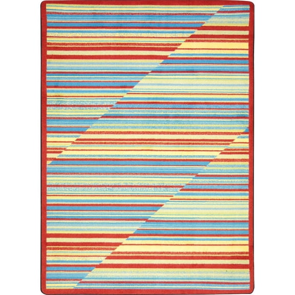Kid Essentials - Teen Area Rugs Rhythm, 3'10" x 5'4", Tropical