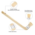 thumbnail image 4 of Uxcell Paint Brush 2 Pcs 1" Brush Width Soft Wool Variety Angled Bend Brushes Radiator Paint Brush, 4 of 6