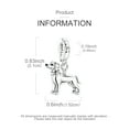 thumbnail image 5 of NARMO European 925 Sterling Silver DIY Charm Cute Dog Pendant fit Bracelet for Women Jewelry Gift Making, 5 of 7