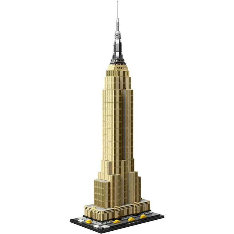 Anmelder væsentligt Flyve drage LEGO Architecture Empire State Building 21046 New York City Skyline  Architecture Model Kit for Adults and Kids, Build It Yourself Model  Skyscraper (1767 Pieces) - Walmart.com