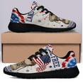 thumbnail image 3 of Land Of The Free Because Of The Brave Veteran Boots Independence Day Patriotic Shoes Sneakers Black Size 7.5, 3 of 7