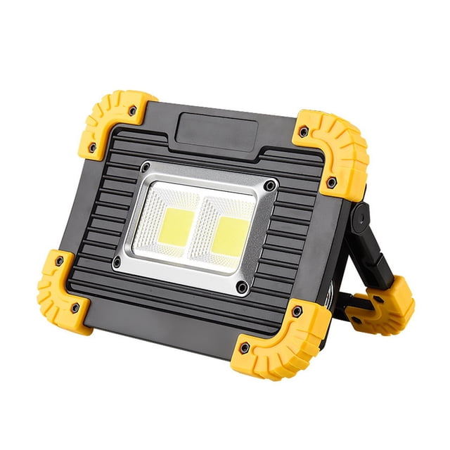 LED Reflector 20w USB Charging Floodlight LED Spotlight 18650 Rechargeable Battery Powered Portable Led Searchlight Camping ,Extraordinary Performance