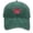 Dark Green, variant on Cancer Awareness Hat for Women,Embroidered Pink Ribbon Denim Baseball Caps, Adjustable Cotton Pink Ribbon Embroidered Baseball Cap Cancer Gifts for Women(Black)