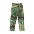 thumbnail image 4 of Disketp Succulents Men'S Pajama Pants - Ultra Soft Fleece Sleep And Lounge Pants (Size: S-Xxl), 4 of 9